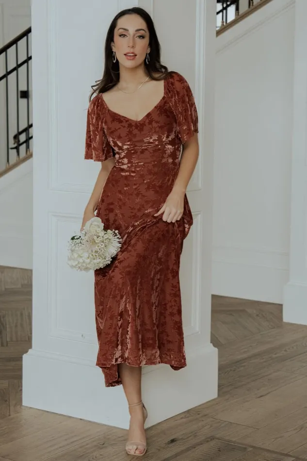 Everley Velvet Maxi Dress Cinnamon Women Baltic Born Mother Of The Bride Everley Velvet Maxi Dress Cinnamon Women Baltic Born Mother Of The Bride