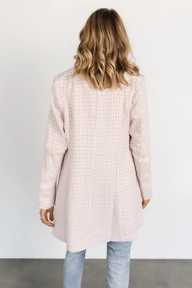 Fanny Plaid Jacket Pink Women Baltic Born Outerwear