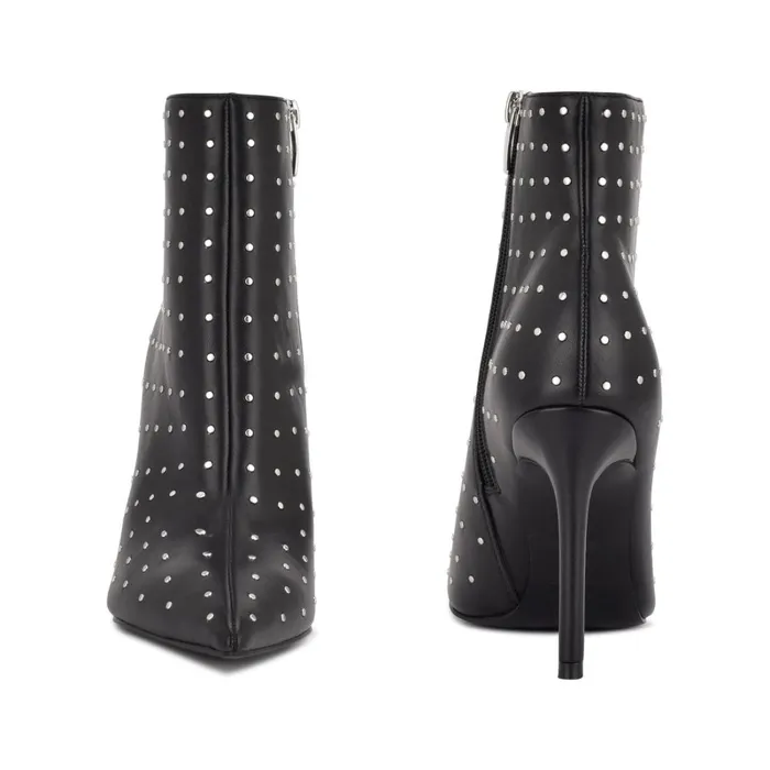 Farrah Dress Booties Black Studded Women Nine West Boots and Booties Farrah Dress Booties Black Studded Women Nine West Boots and Booties