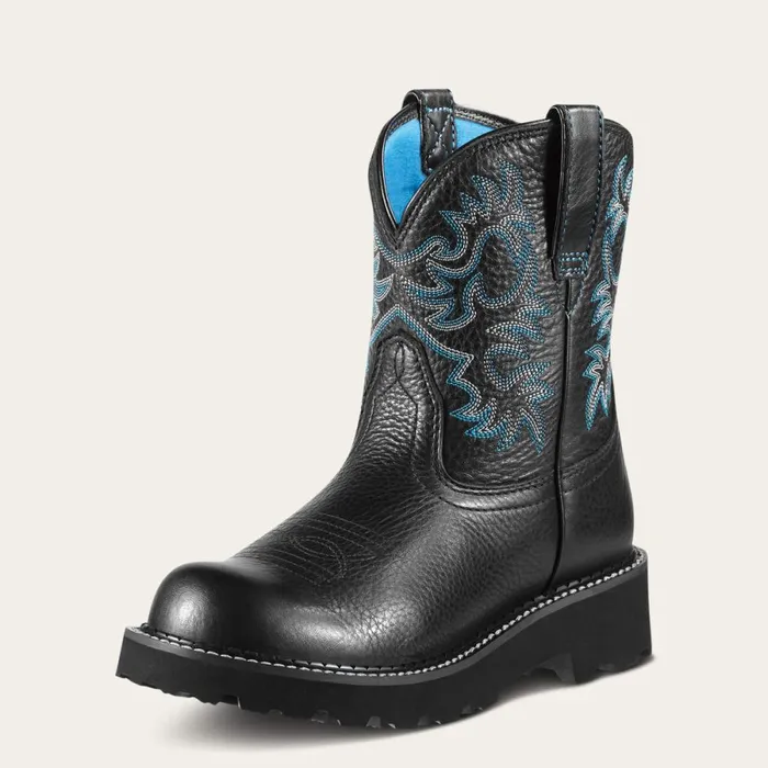 Fatbaby Western Boot Black Deertan Women Ariat Western Boots