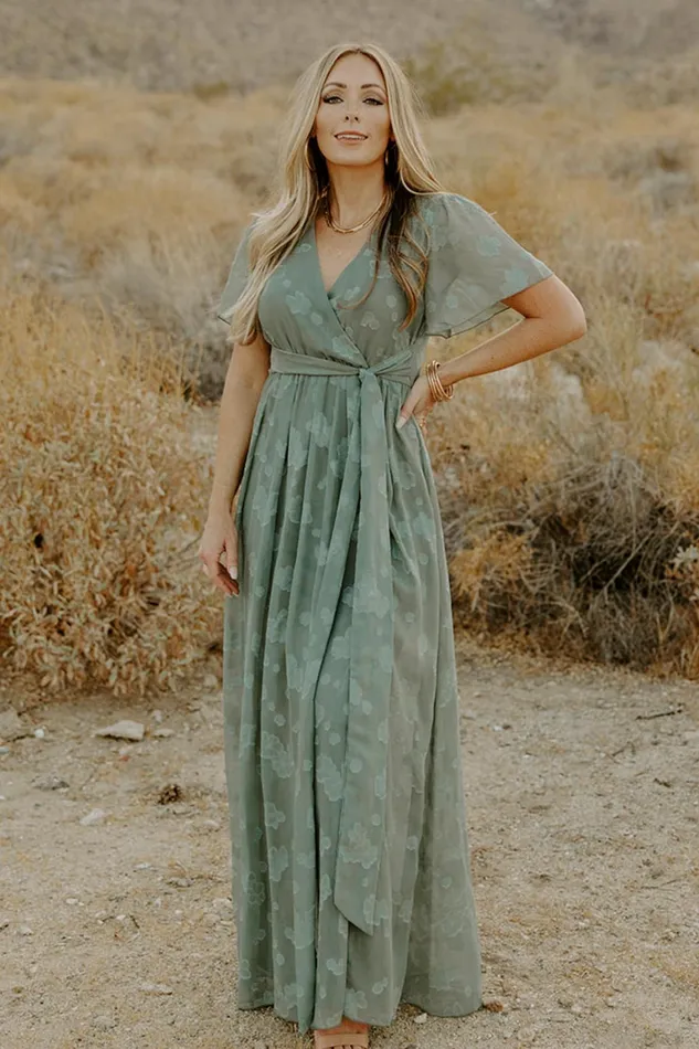 Faye Maxi Dress Eucalyptus Women Baltic Born Bump Friendly