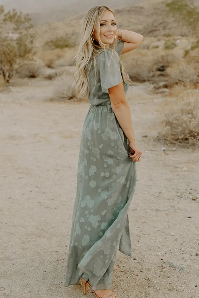 Faye Maxi Dress Eucalyptus Women Baltic Born Bump Friendly