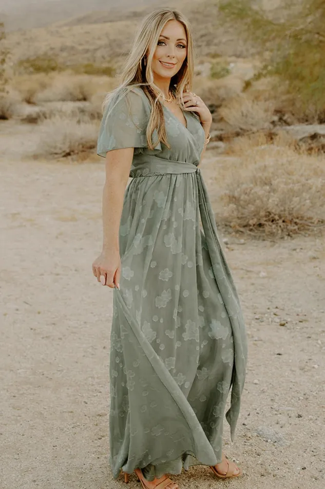 Faye Maxi Dress Eucalyptus Women Baltic Born Bump Friendly