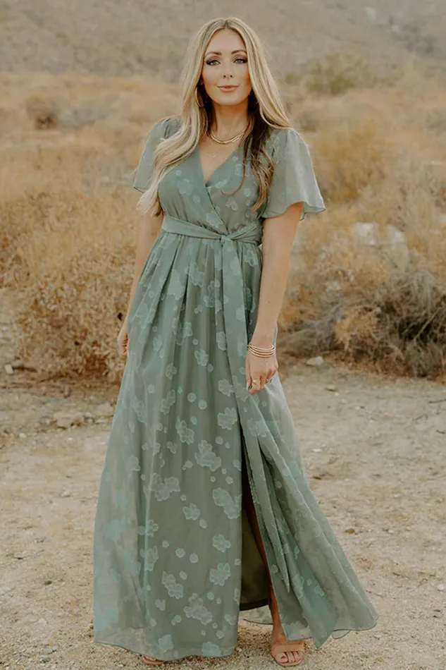 Faye Maxi Dress Eucalyptus Women Baltic Born Bump Friendly