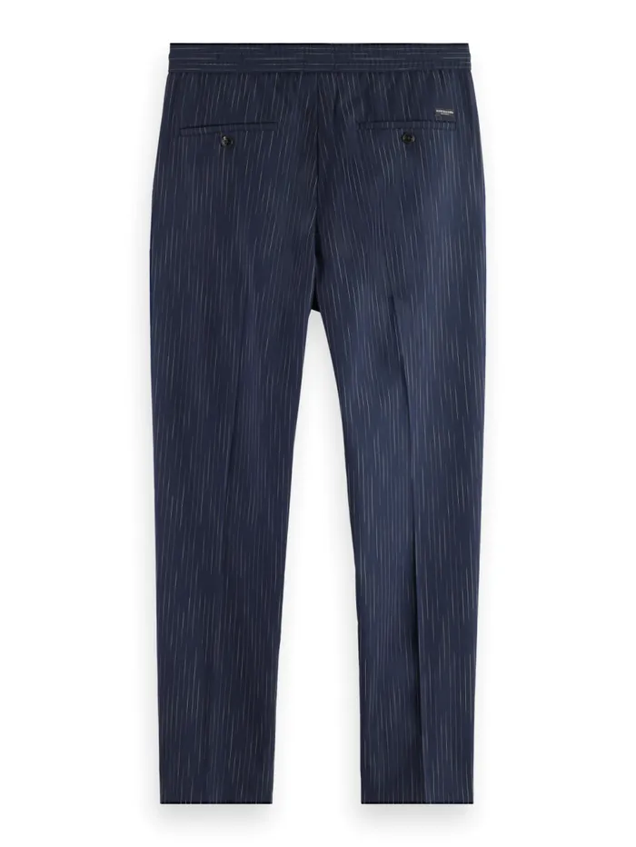 Finch spacedye Pinstripe Jogger Night Blue Pinstripe Men Scotch and Soda Pants Finch spacedye Pinstripe Jogger Night Blue Pinstripe Men Scotch and Soda Pants