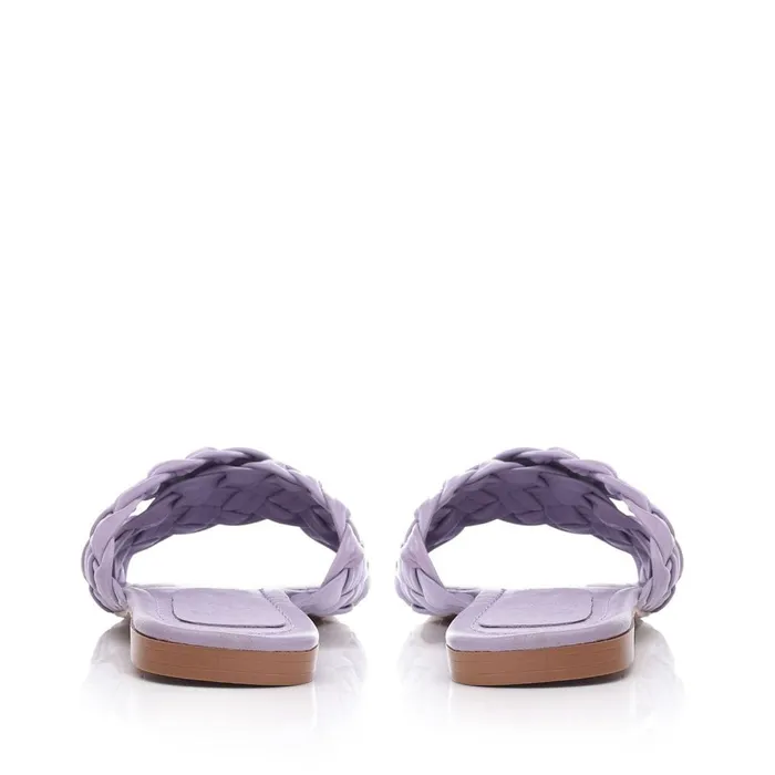 Flat Sandals Women Moda In Pelle Adelii Grey Leather
