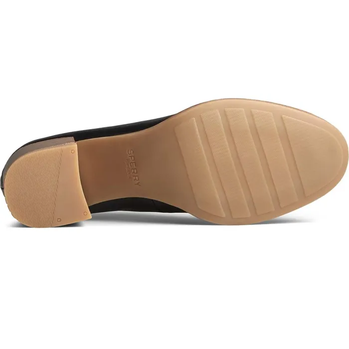 Flats and Loafers Women Sperry Seaport Penny Heel Leather Loafer Black Flats and Loafers Women Sperry Seaport Penny Heel Leather Loafer Black