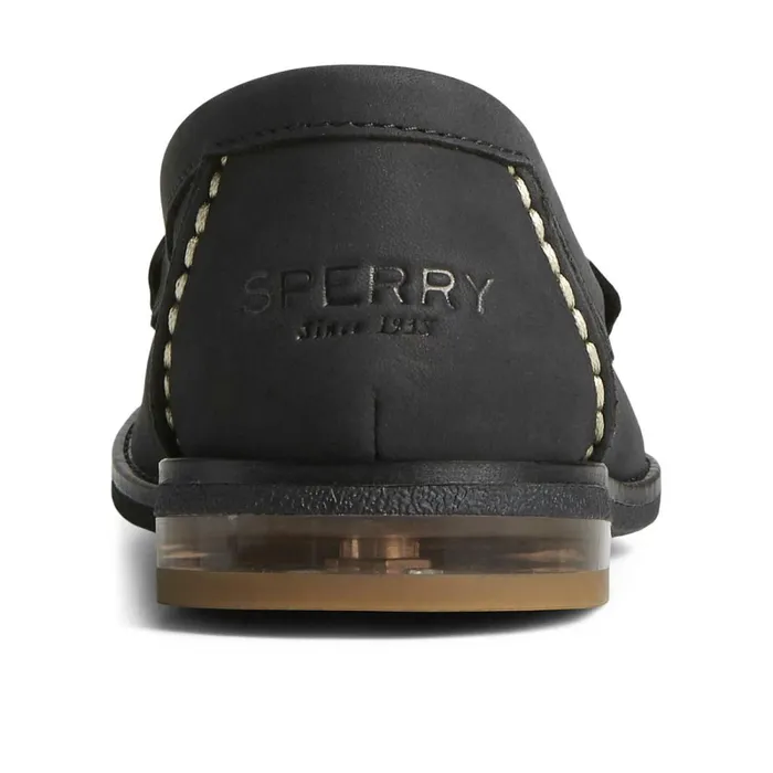 Flats and Loafers Women Sperry Seaport TwoTone Penny Loafer Blacktan Flats and Loafers Women Sperry Seaport TwoTone Penny Loafer Blacktan