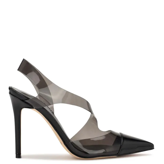 Flawless Pointy Toe Slingback Pumps Blacksmoke Women Nine West Pumps