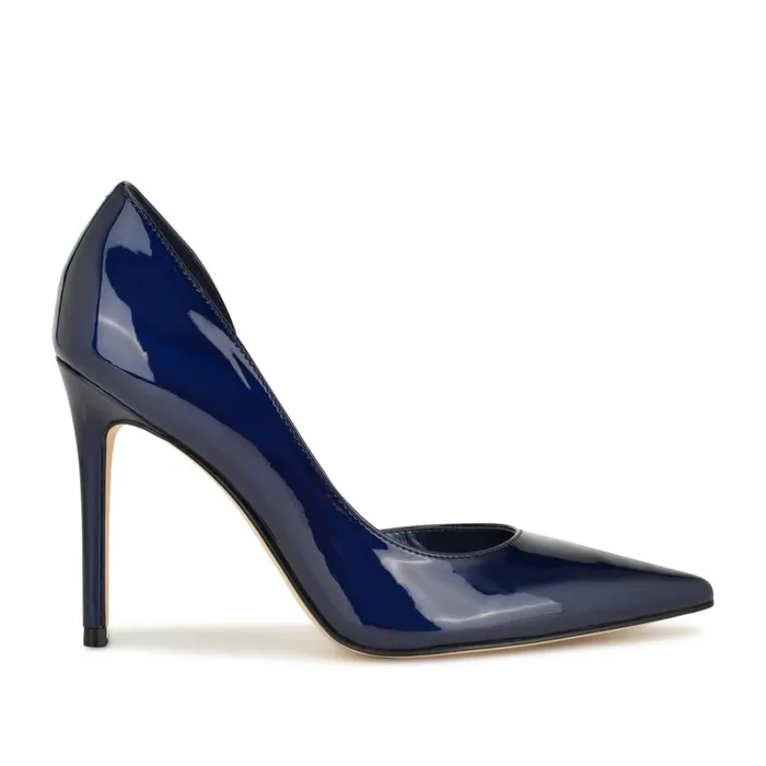 Folowe D039orsay Pointy Toe Pumps Blue Women Nine West Pumps
