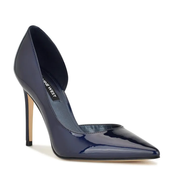 Folowe D039orsay Pointy Toe Pumps Blue Women Nine West Pumps