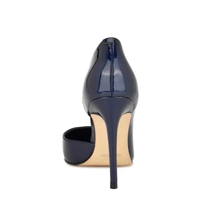 Folowe D039orsay Pointy Toe Pumps Blue Women Nine West Pumps