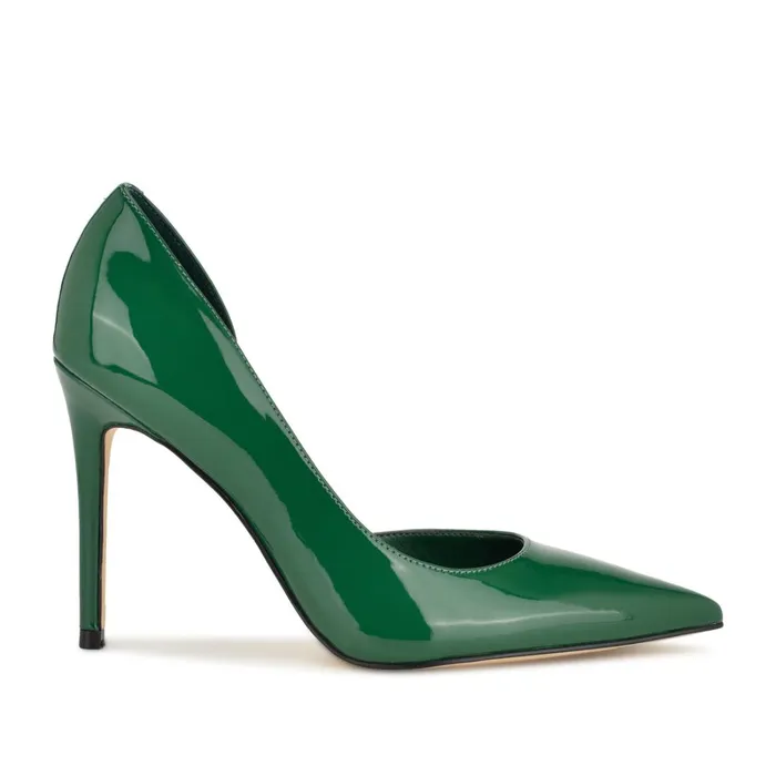 Folowe D039orsay Pointy Toe Pumps Green Women Nine West Pumps