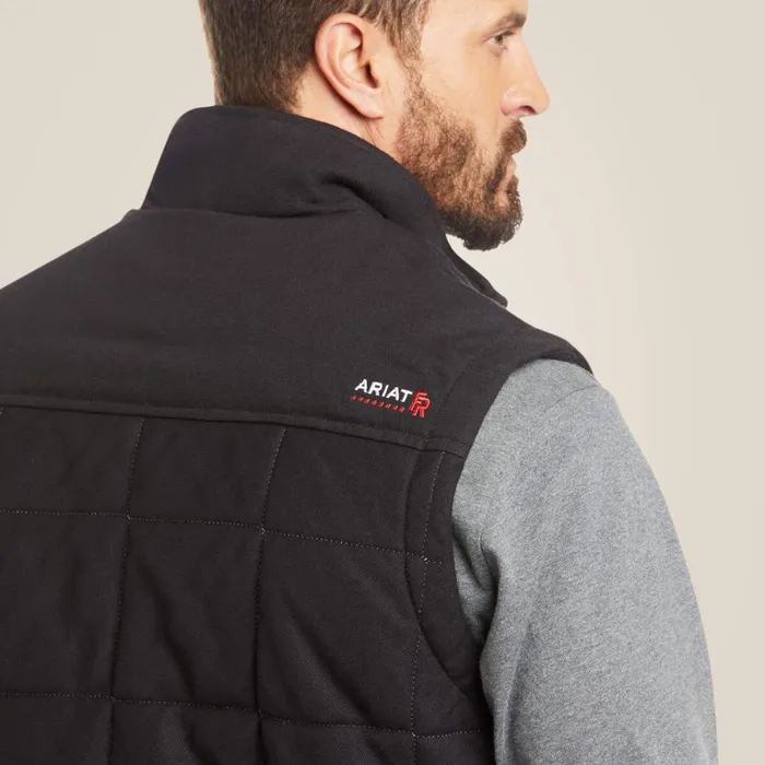 FR Crius Insulated Vest Black Men Ariat Workwear FR Crius Insulated Vest Black Men Ariat Workwear