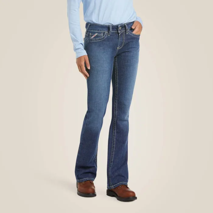 FR DuraStretch Basic Boot Cut Jean Blue Quartz Women Ariat Denim