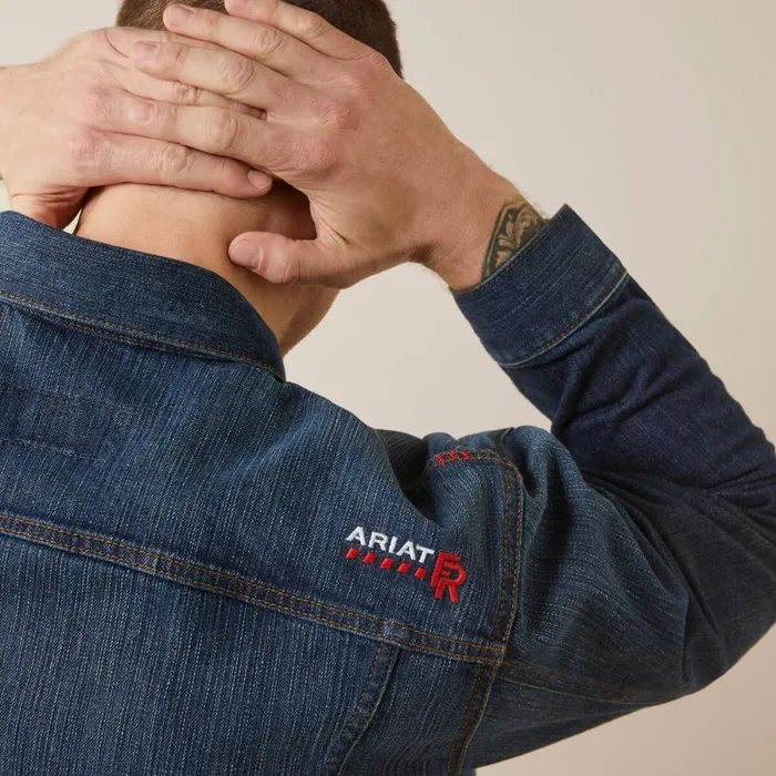 FR DuraStretch Trucker Jacket Ryley Men Ariat Workwear FR DuraStretch Trucker Jacket Ryley Men Ariat Workwear