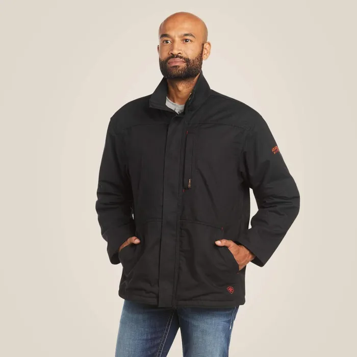 FR Workhorse Insulated Jacket Black Men Ariat Workwear