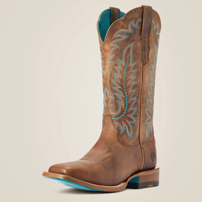 Frontier Tilly Western Boot Rodeo Tan Women Ariat Western Boots