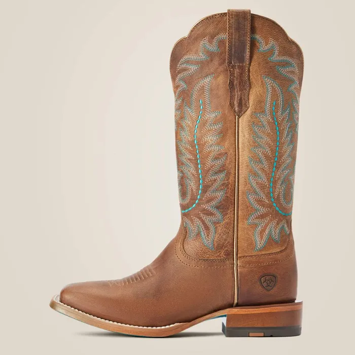 Frontier Tilly Western Boot Rodeo Tan Women Ariat Western Boots
