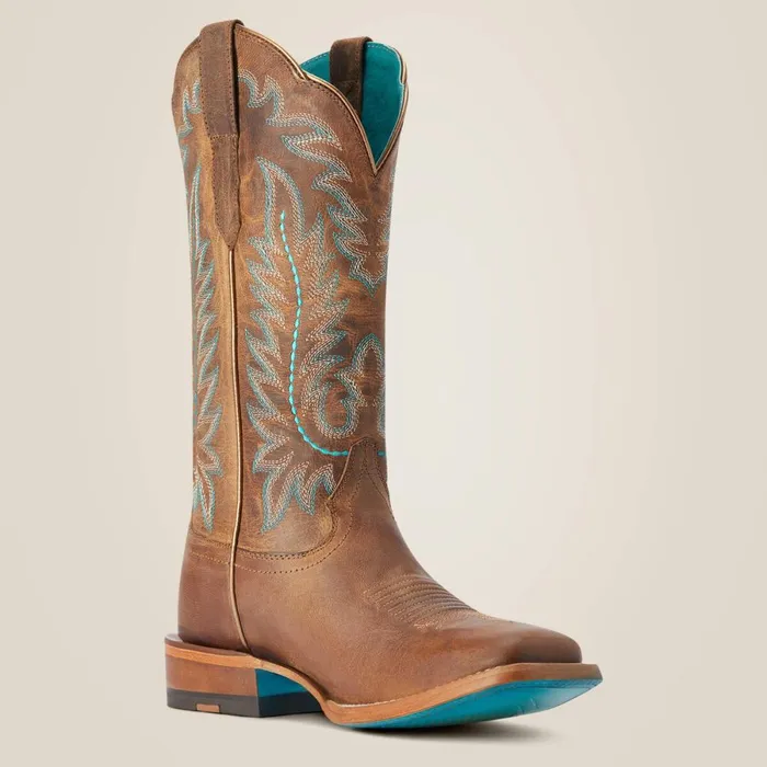 Frontier Tilly Western Boot Rodeo Tan Women Ariat Western Boots