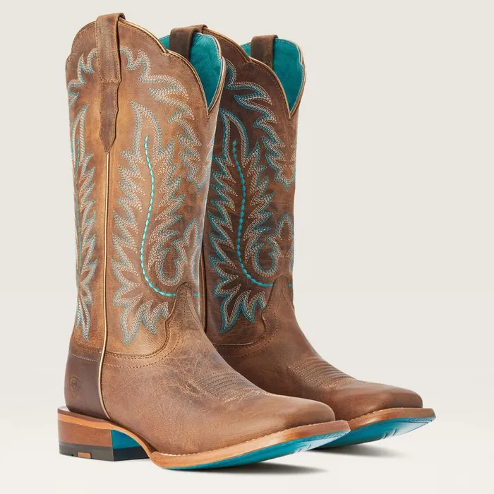Frontier Tilly Western Boot Rodeo Tan Women Ariat Western Boots