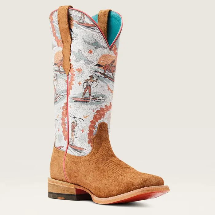 Frontier Western Aloha Western Boot Rusty Roughout Women Ariat Western Boots Frontier Western Aloha Western Boot Rusty Roughout Women Ariat Western Boots