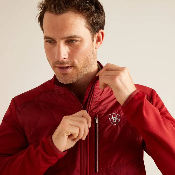Fusion Insulated Jacket Sundried Tomato Men Ariat Jackets and Vests Fusion Insulated Jacket Sundried Tomato Men Ariat Jackets and Vests