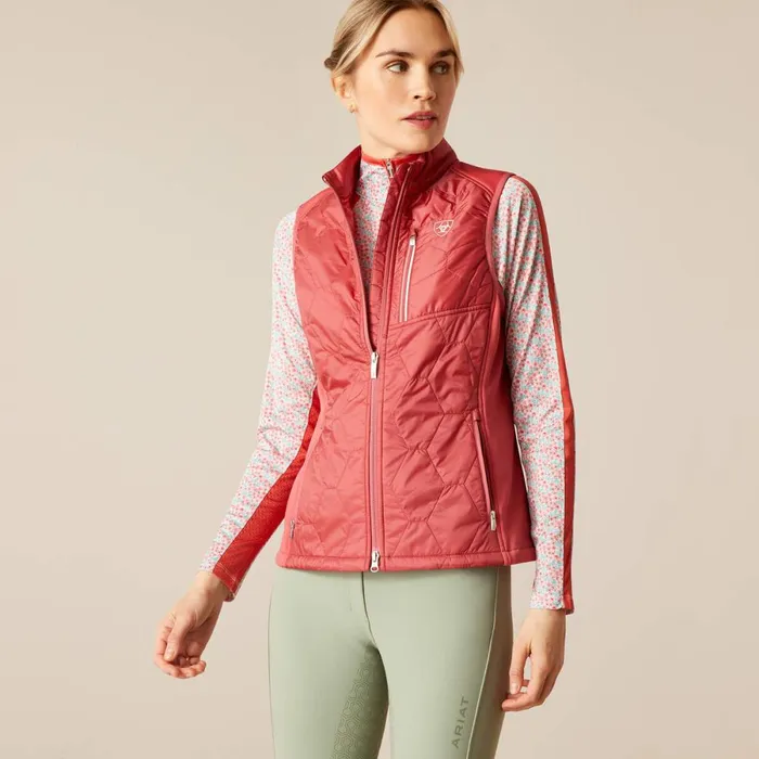 Fusion Insulated Vest Slate Rose Women Ariat Jackets and Vests