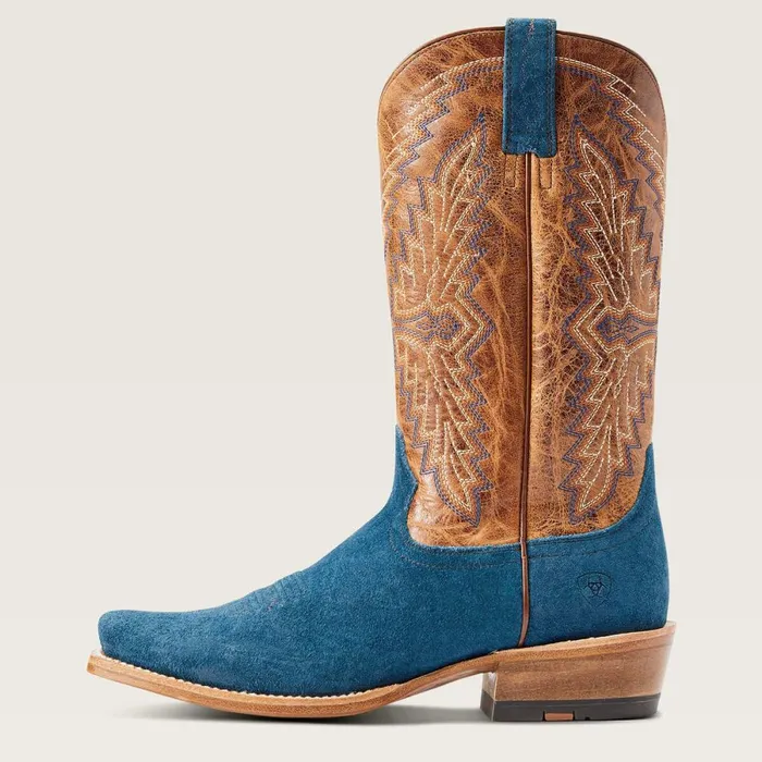 Futurity Showman Western Boot Stone Blue Roughout Men Ariat Western Boots Futurity Showman Western Boot Stone Blue Roughout Men Ariat Western Boots