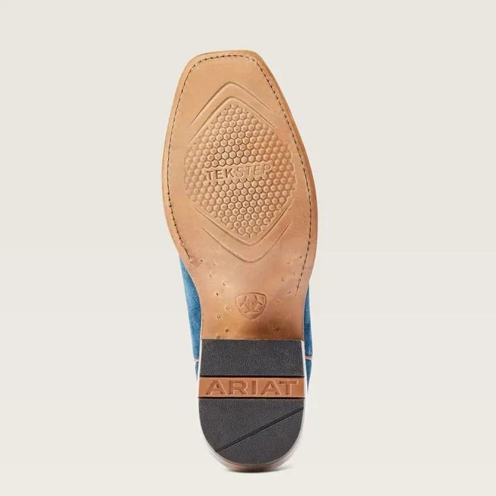 Futurity Showman Western Boot Stone Blue Roughout Men Ariat Western Boots Futurity Showman Western Boot Stone Blue Roughout Men Ariat Western Boots