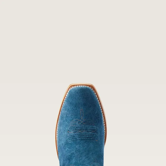Futurity Showman Western Boot Stone Blue Roughout Men Ariat Western Boots Futurity Showman Western Boot Stone Blue Roughout Men Ariat Western Boots