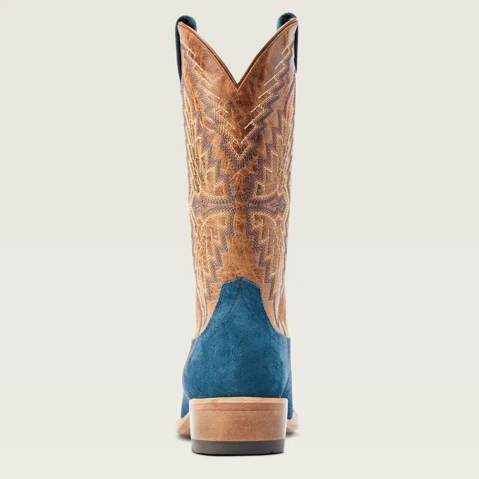 Futurity Showman Western Boot Stone Blue Roughout Men Ariat Western Boots Futurity Showman Western Boot Stone Blue Roughout Men Ariat Western Boots