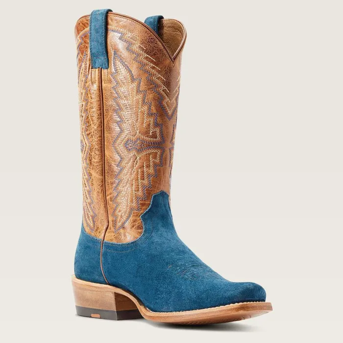 Futurity Showman Western Boot Stone Blue Roughout Men Ariat Western Boots Futurity Showman Western Boot Stone Blue Roughout Men Ariat Western Boots