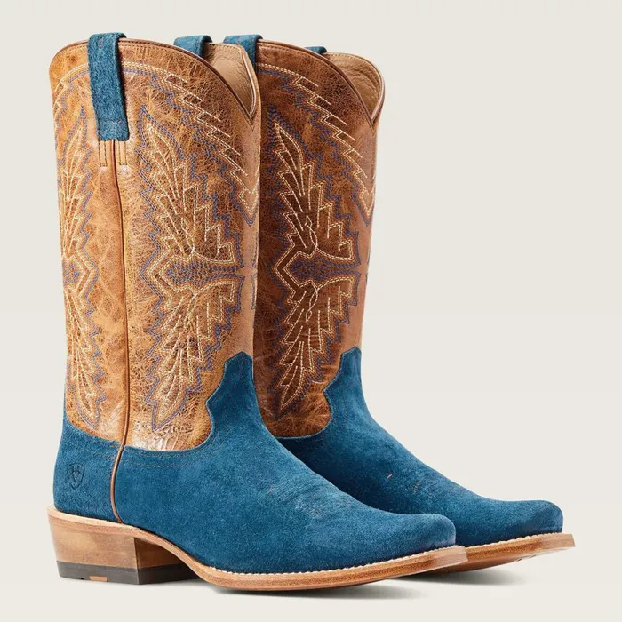 Futurity Showman Western Boot Stone Blue Roughout Men Ariat Western Boots Futurity Showman Western Boot Stone Blue Roughout Men Ariat Western Boots
