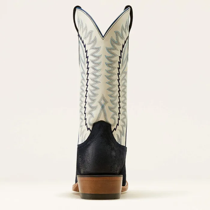 Futurity Time Cowboy Boot Polo Blue Roughoutblanco Men Ariat Western Boots