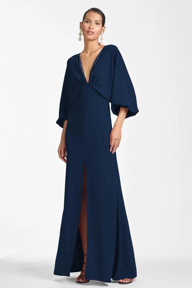 Gabby Gown 8211 Navy Women Sachin and Babi Formal