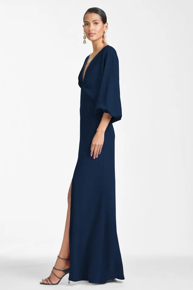 Gabby Gown 8211 Navy Women Sachin and Babi Formal
