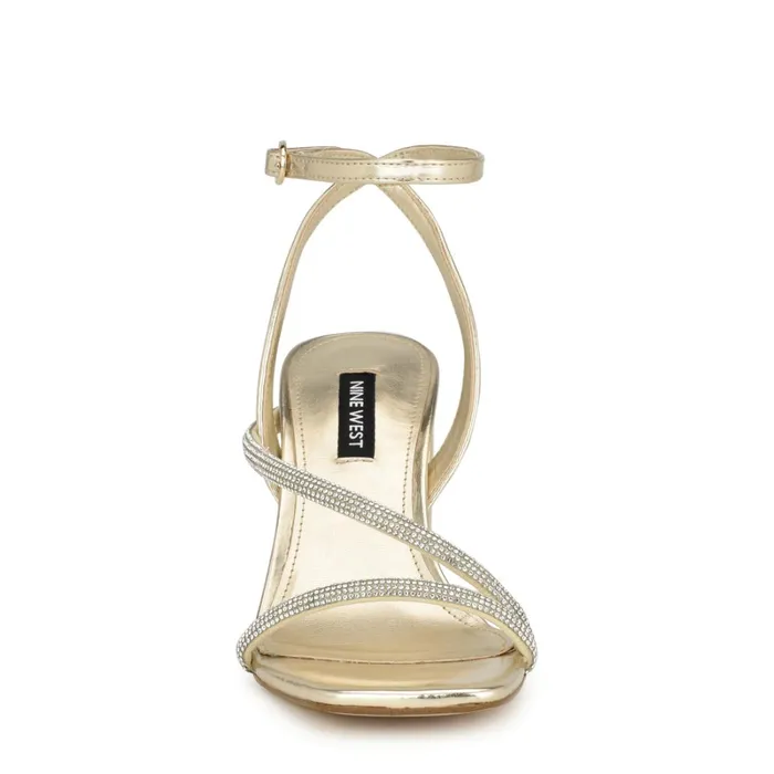Gaden Ankle Strap Sandals Platino Women Nine West Sandals Gaden Ankle Strap Sandals Platino Women Nine West Sandals