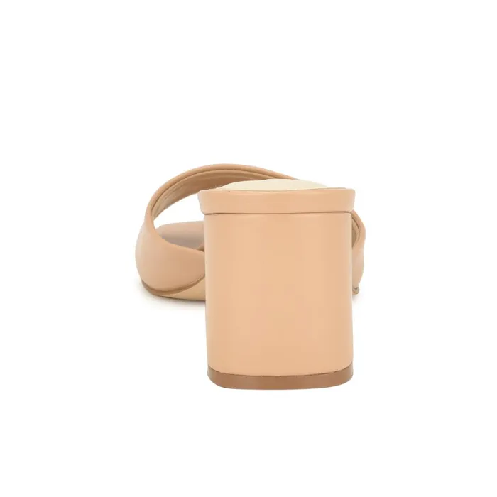 Gagen Slide Sandals Light Pink Women Nine West Low Heel Gagen Slide Sandals Light Pink Women Nine West Low Heel