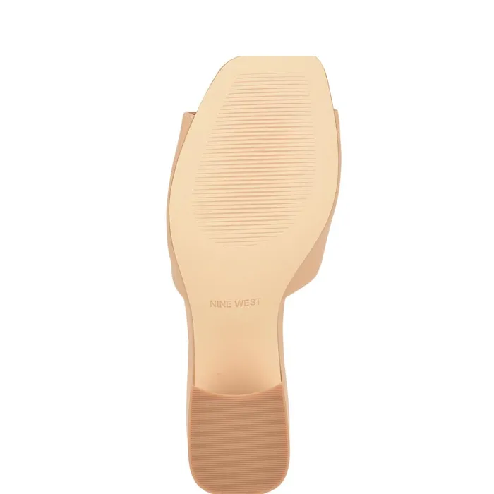 Gagen Slide Sandals Light Pink Women Nine West Low Heel Gagen Slide Sandals Light Pink Women Nine West Low Heel