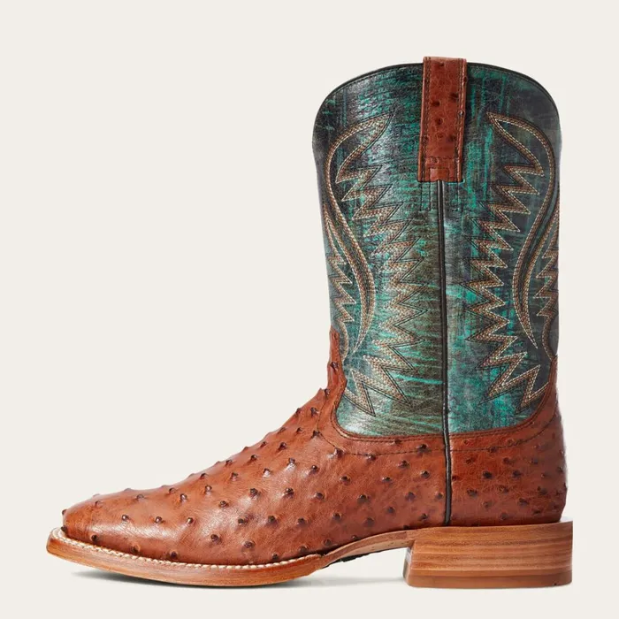Gallup Western Boot Brandy Full Quill Ostrich Men Ariat Western Boots Gallup Western Boot Brandy Full Quill Ostrich Men Ariat Western Boots