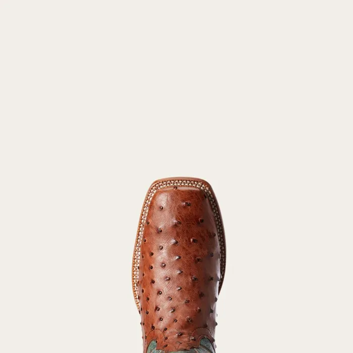 Gallup Western Boot Brandy Full Quill Ostrich Men Ariat Western Boots Gallup Western Boot Brandy Full Quill Ostrich Men Ariat Western Boots