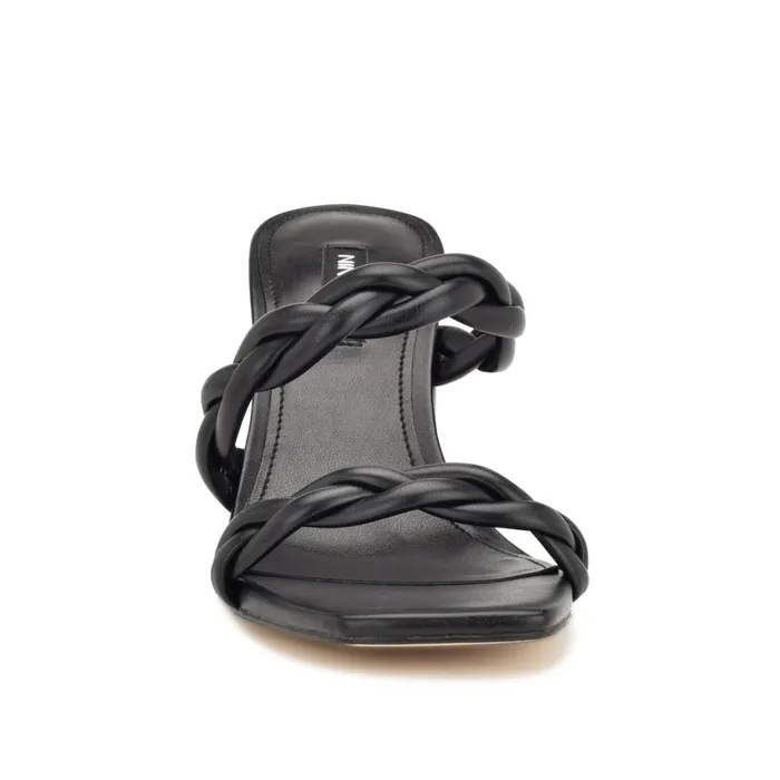 Garita Block Heel Sandals Black Women Nine West Sandals