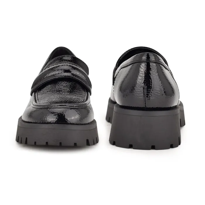 Garren Lug Sole Loafers Black Women Nine West Loafers and Tailored Flats Garren Lug Sole Loafers Black Women Nine West Loafers and Tailored Flats