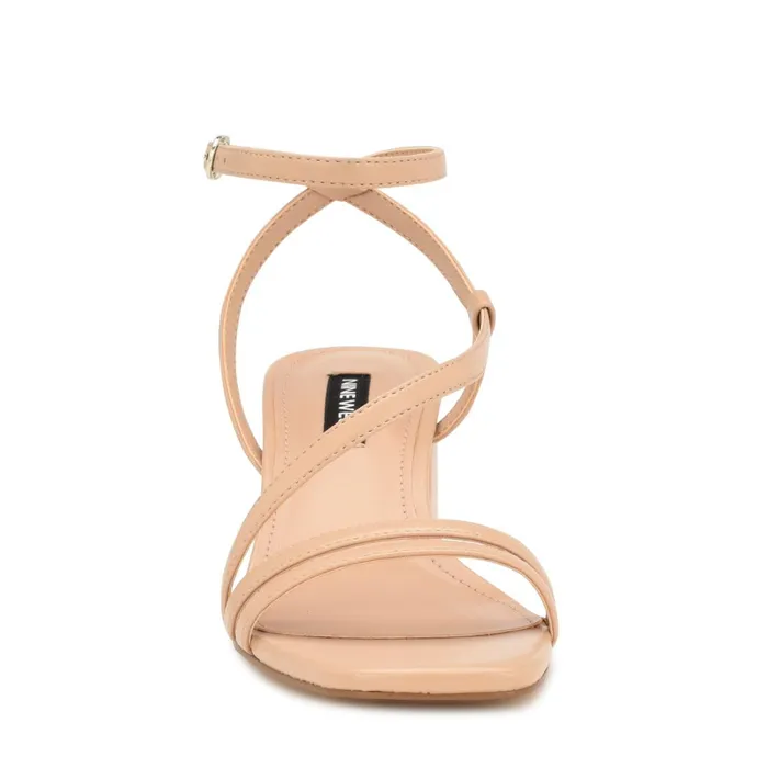 Georga Block Heel Sandals Warm Blush Women Nine West Heeled