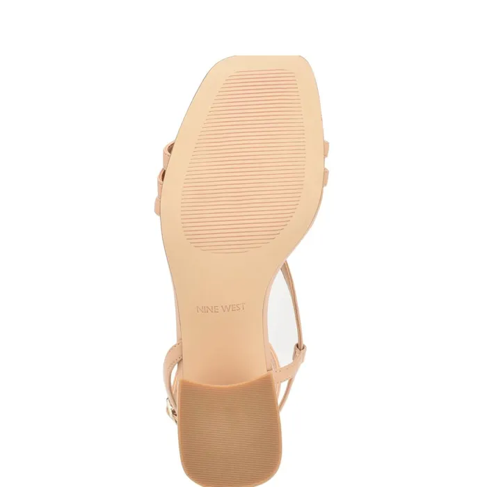 Georga Block Heel Sandals Warm Blush Women Nine West Heeled