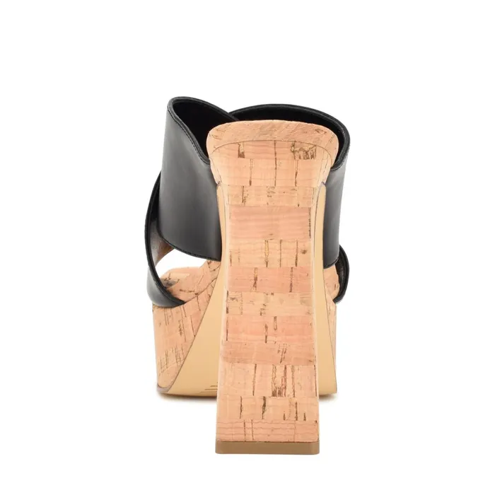 Girlz Platform Sandals Black Natural Women Nine West High Heels Girlz Platform Sandals Black Natural Women Nine West High Heels