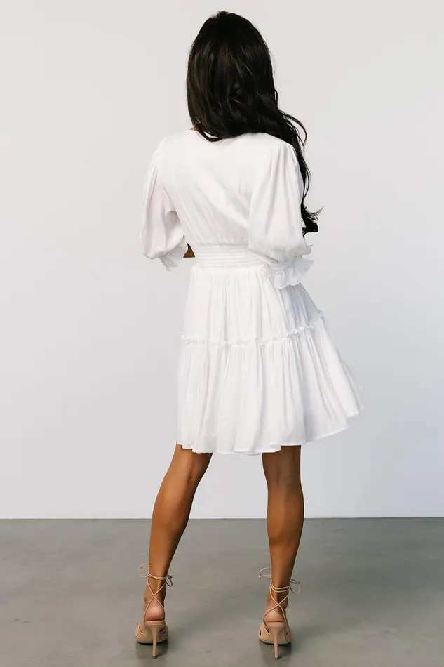 Gisela Short Dress Off White Women Baltic Born Bridal Gisela Short Dress Off White Women Baltic Born Bridal