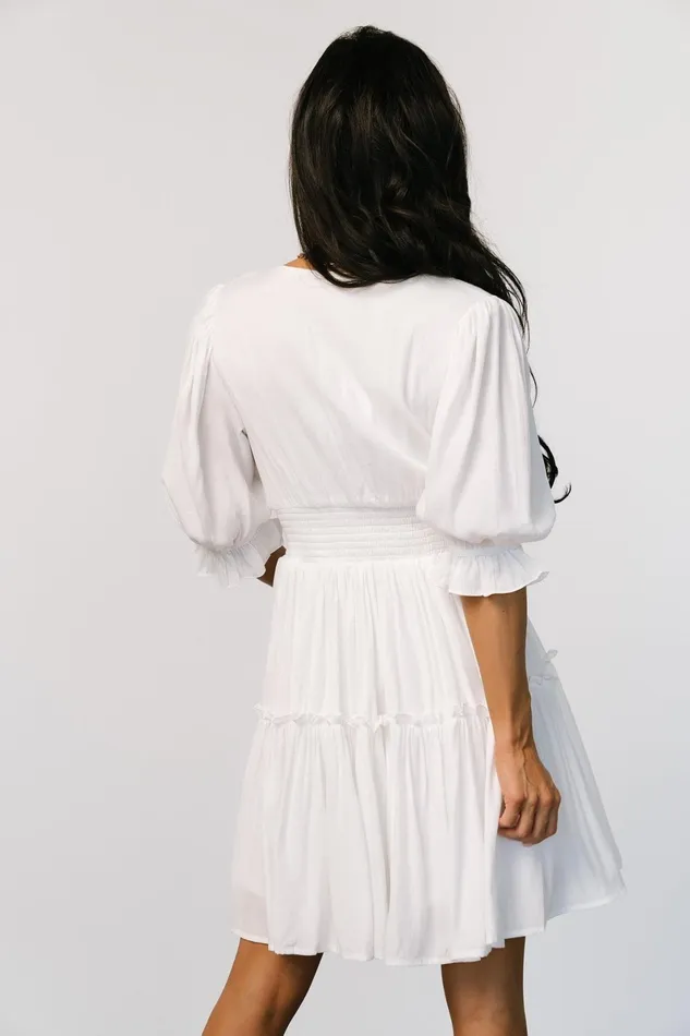 Gisela Short Dress Off White Women Baltic Born Bridal Gisela Short Dress Off White Women Baltic Born Bridal