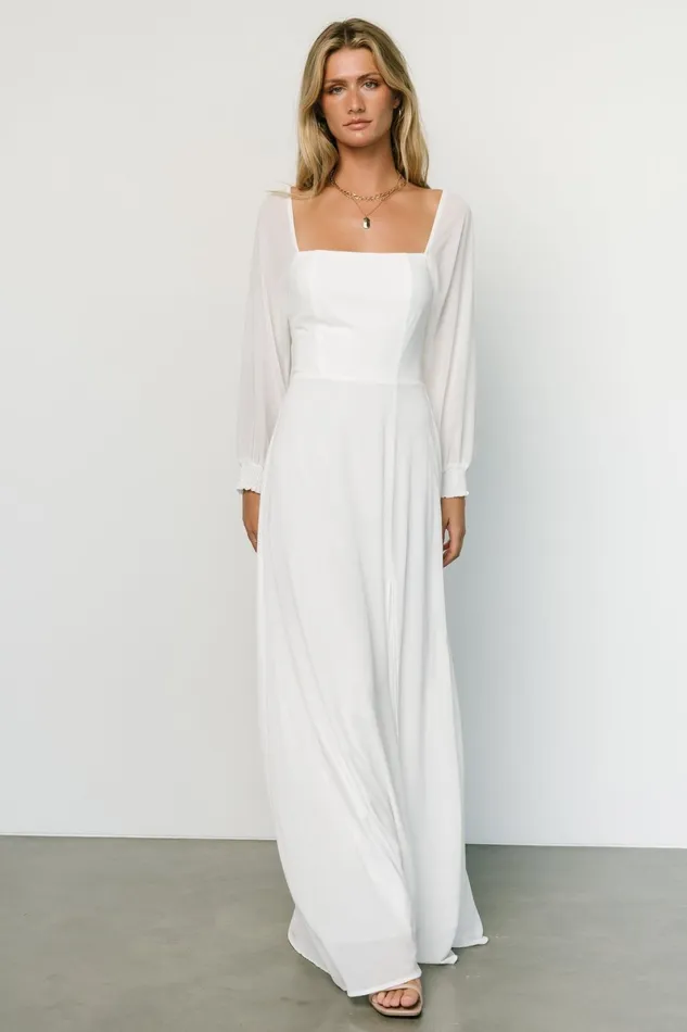 Giselle Maxi Dress White Women Baltic Born Bridal